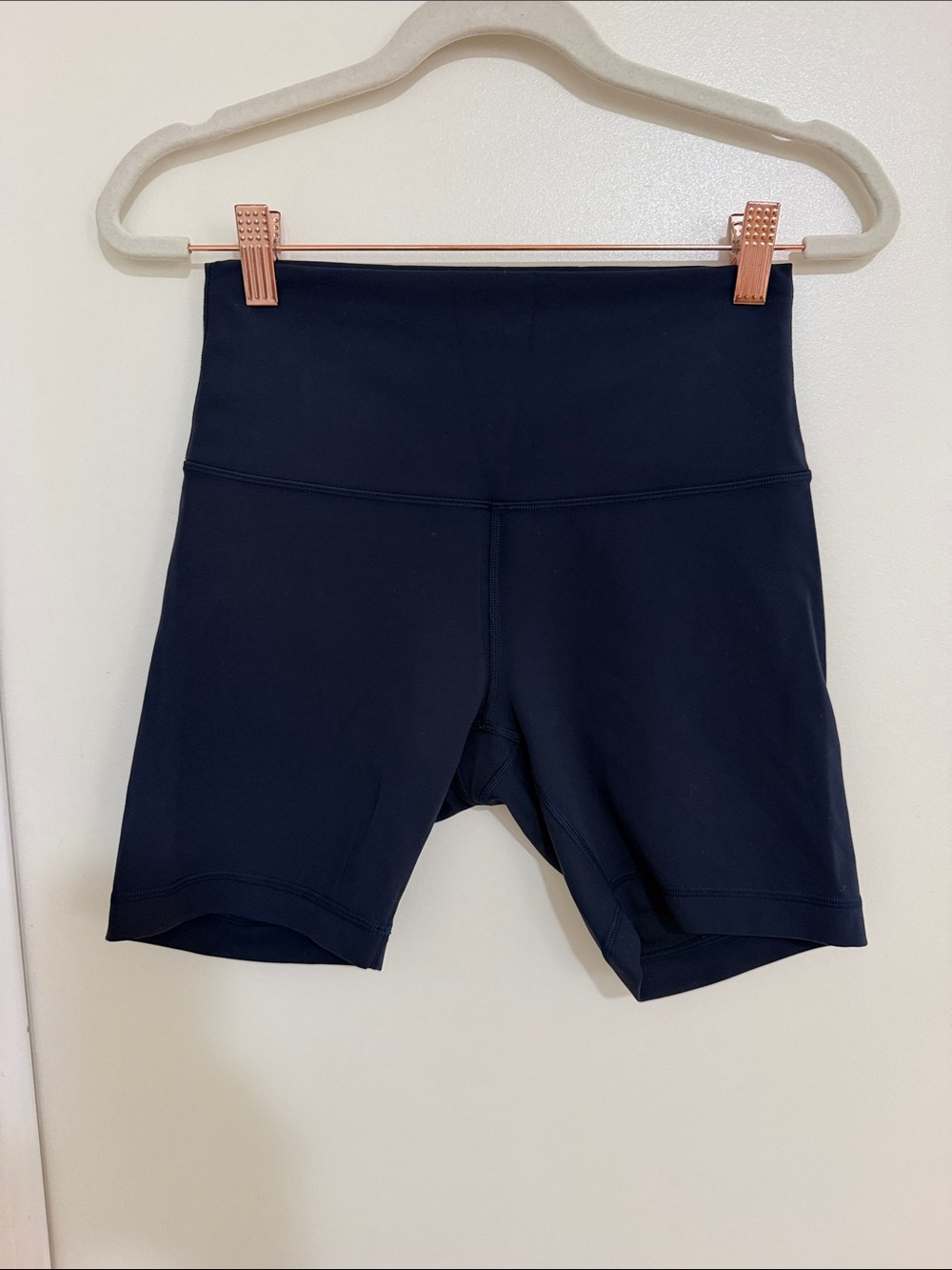 Lululemon athletica High-Waist Navy Women’s Biker Shorts | 6